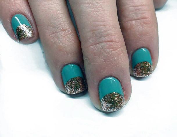 Glitter Tipped Nails For Women