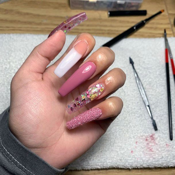 Glittering Sugar Nails Women