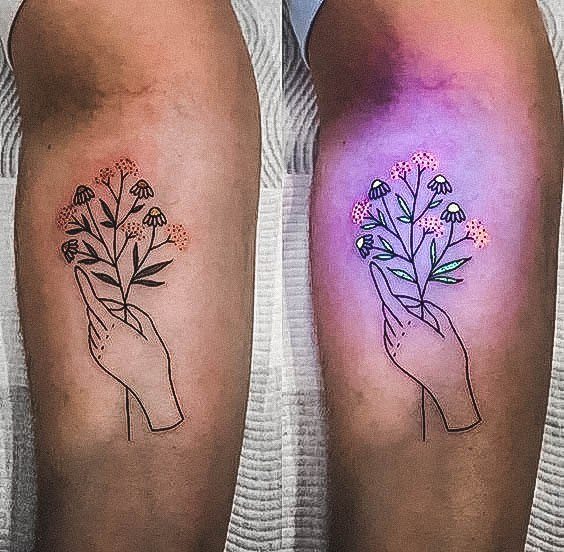 Glow In The Dark Tattoo For Ladies