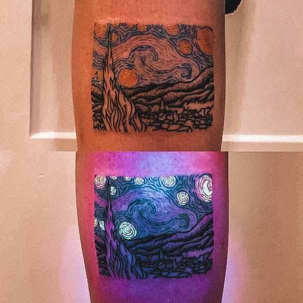 Glow In The Dark Womens Tattoos Ideas