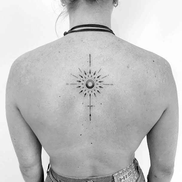 Top Best Sun Tattoos For Women Ancient Light Designs