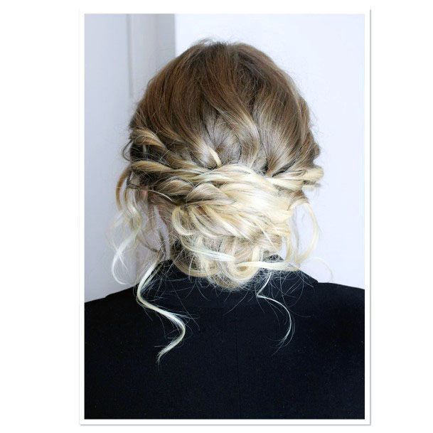 Gnarly Braided Chignon Hairstyle Women