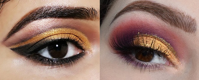 Top 50 Best Gold Eyeshadow Ideas For Women – Dazzling Makeup Designs