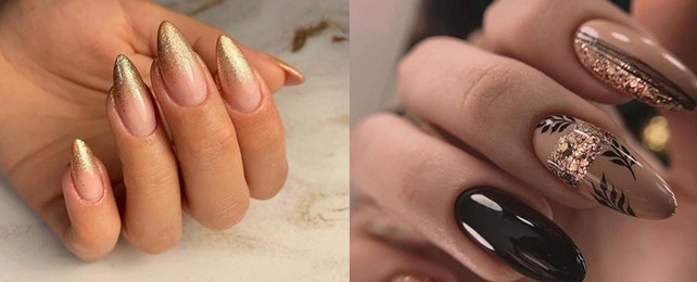 Top 100 Best Gold Nail Ideas For Women – Golden Fingernail Designs