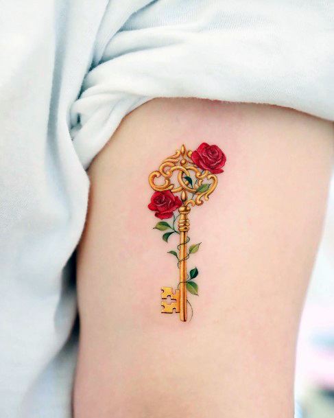 Gold Tattoo Design Ideas For Girls