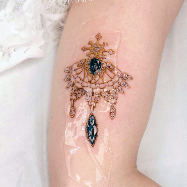 Gold Tattoos For Girls