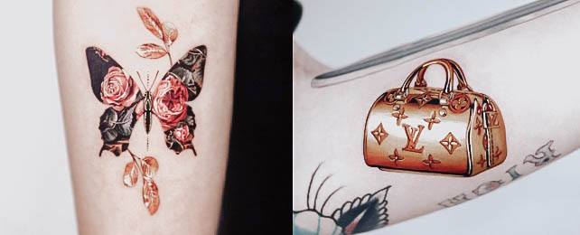 Top 100 Best Gold Tattoos For Women – Golden Design Ideas