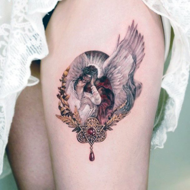 Gold Womens Tattoo Ideas