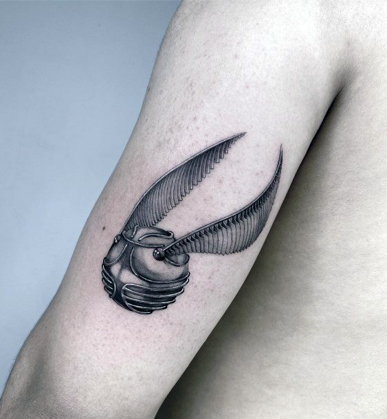 Golden Snitch Female Tattoo Designs