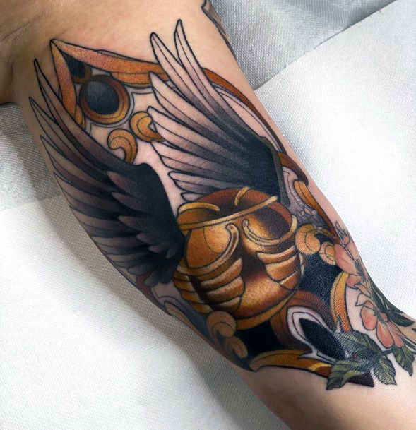 Golden Snitch Tattoo For Ladies