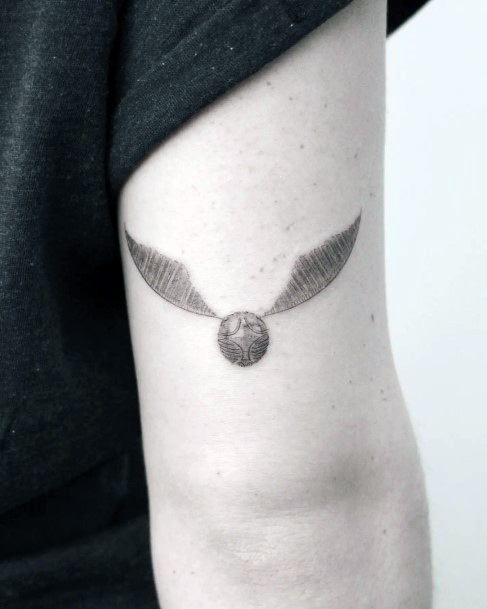 Golden Snitch Womens Tattoo Ideas