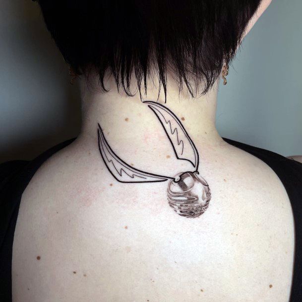 Golden Snitch Womens Tattoos