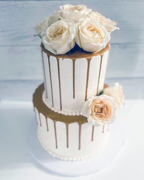 Golden Syrup White Wedding Cake