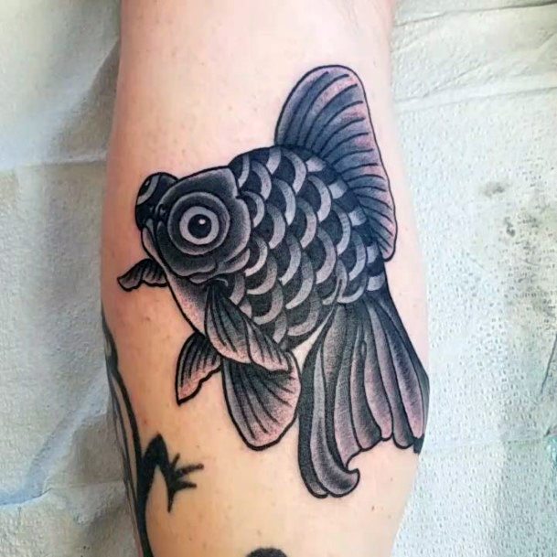 Goldfish Tattoo Design Inspiration For Women