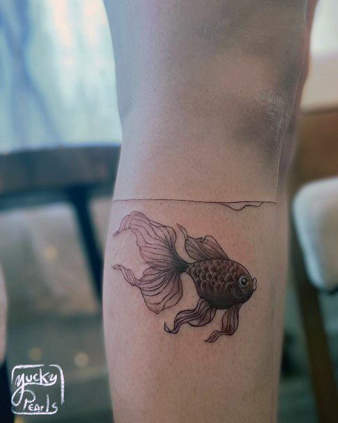 Goldfish Tattoo For Ladies