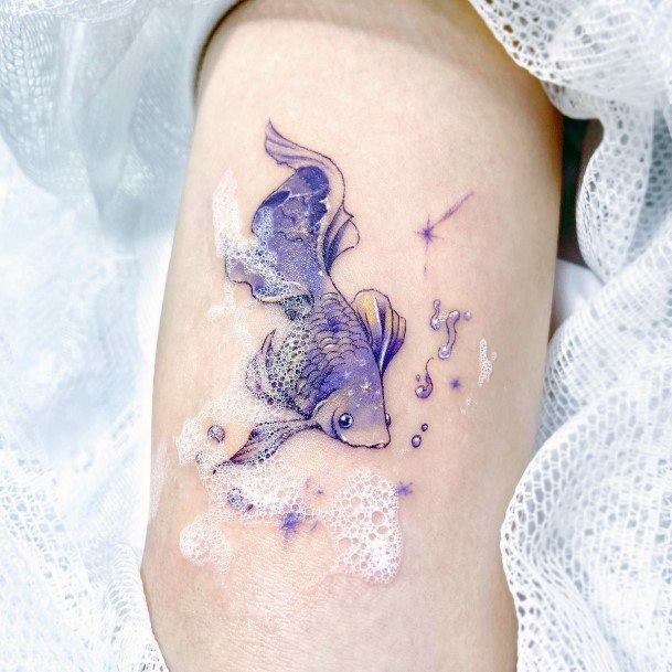 Goldfish Tattoos Feminine Ideas