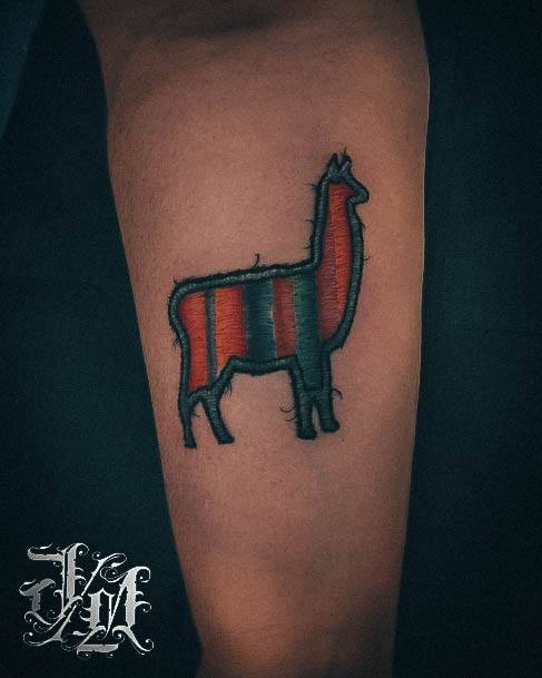 Good Alpaca Tattoos For Women