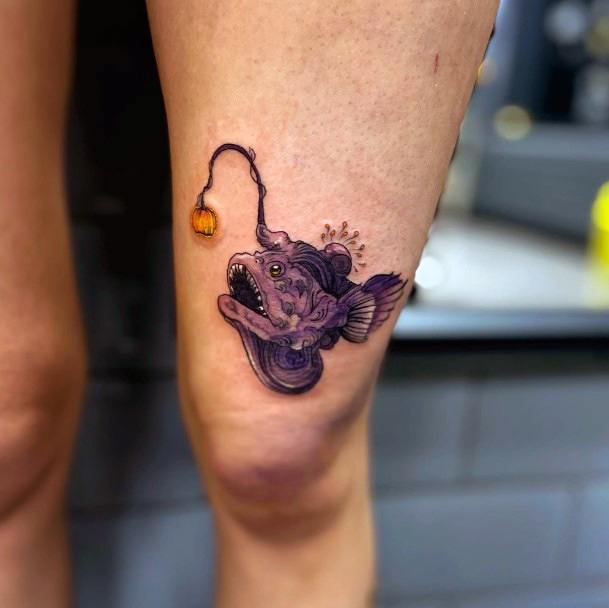 Good Anglerfish Tattoos For Women