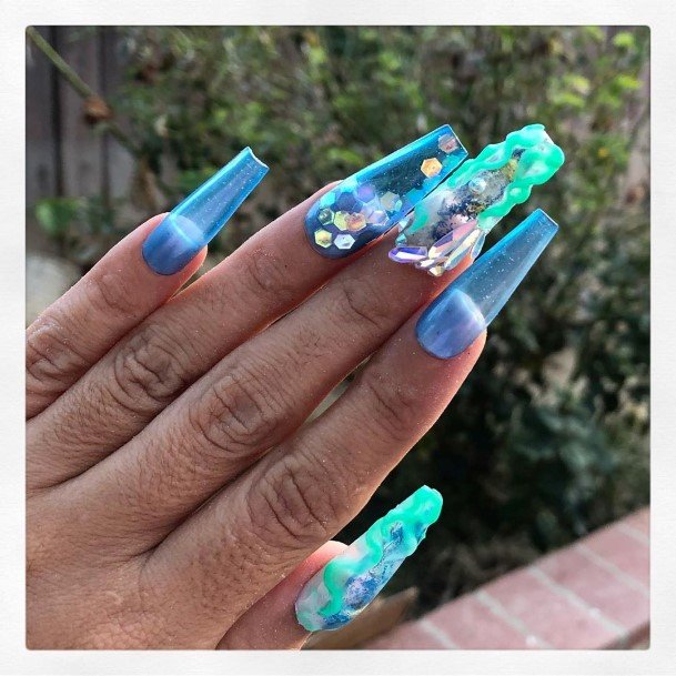 Good Aquarium Nails For Women