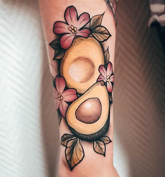 Good Avocado Tattoos For Women