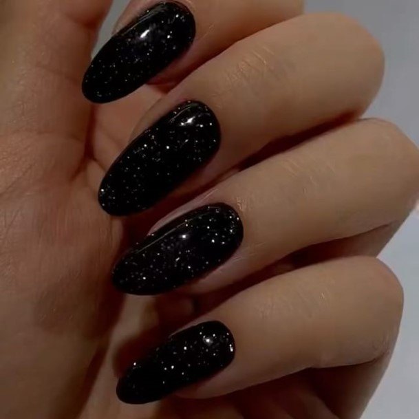Good Black Oval Nails For Women