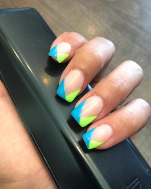 Good Blue And Green Nails For Women