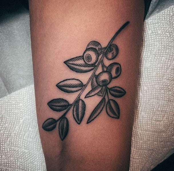 Good Blueberry Tattoos For Women