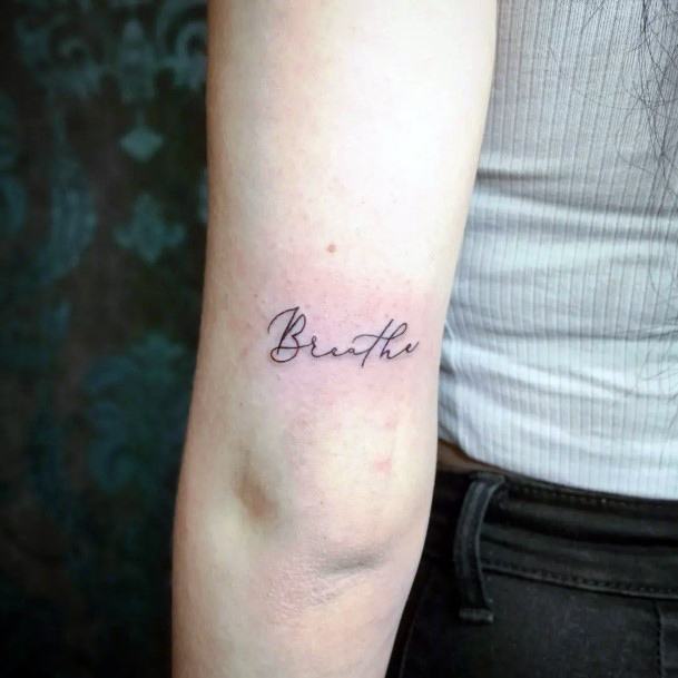 Good Breathe Tattoos For Women