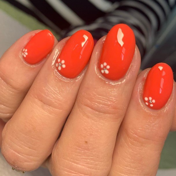 Good Bright Coral Nails For Women