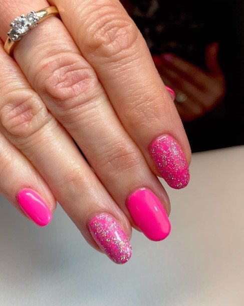 Good Bright Pink Nails For Women