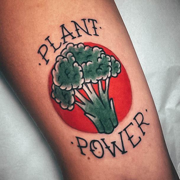 Good Broccoli Tattoos For Women