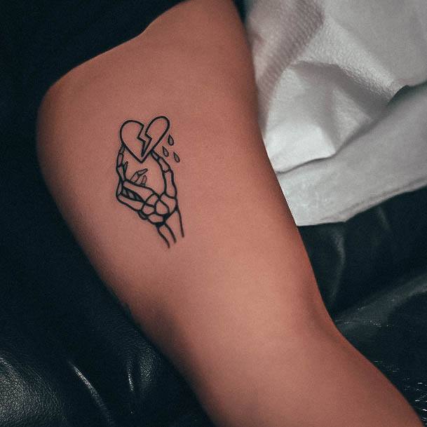 Good Broken Heart Tattoos For Women