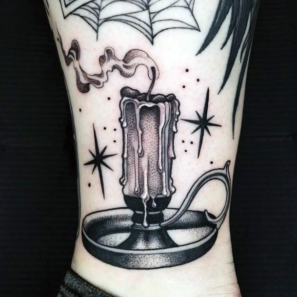 Good Candle Tattoos For Women