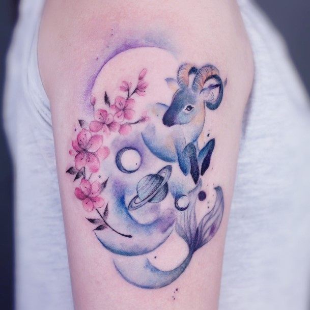 Good Capricorn Tattoos For Women