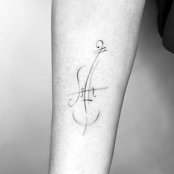 Good Cello Tattoos For Women