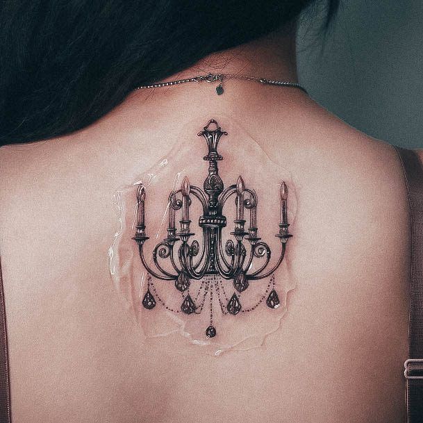 Good Chandelier Tattoos For Women