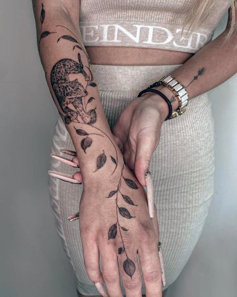 Good Cheetah Tattoos For Women