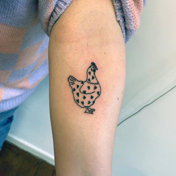 Good Chicken Tattoos For Women