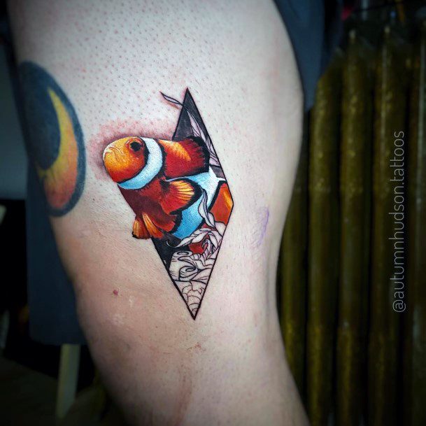 Good Clown Fish Tattoos For Women