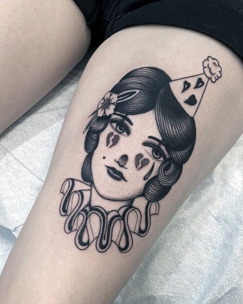 Good Clown Tattoos For Women