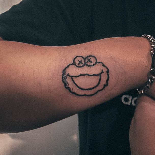 Good Cookie Monster Tattoos For Women