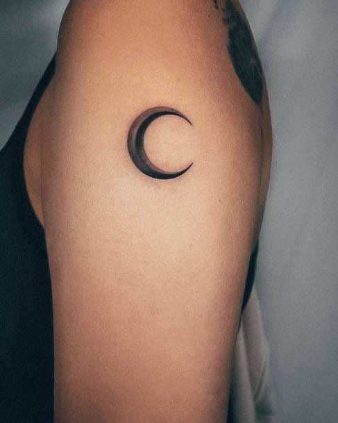 Good Cresent Moon Tattoos For Women