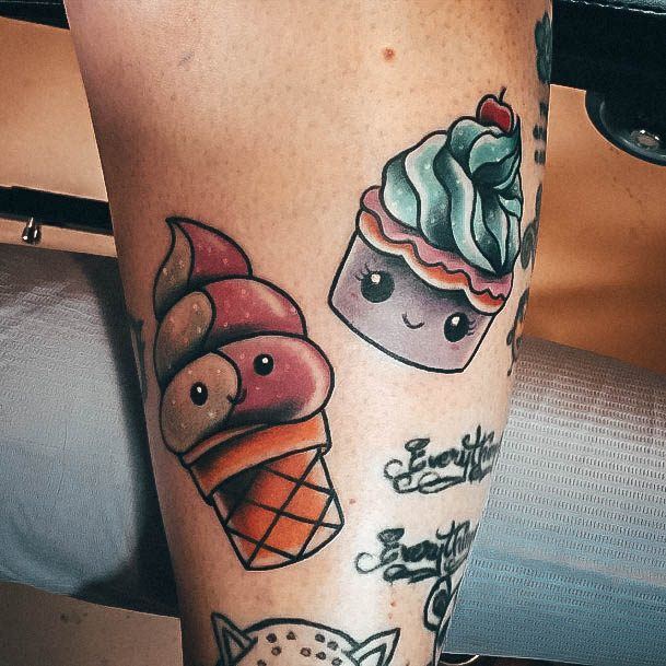 Good Cupcake Tattoos For Women