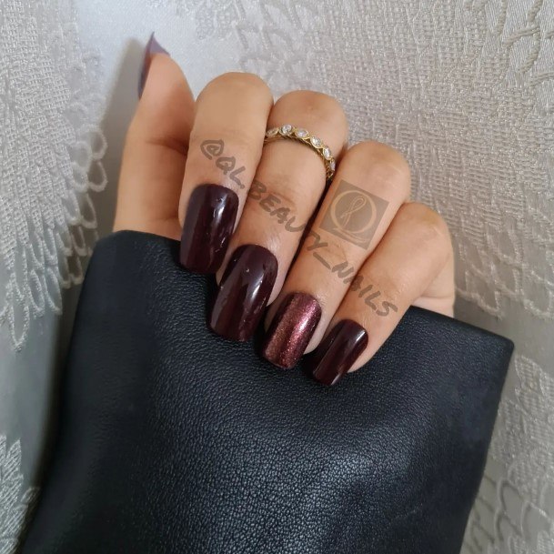 Good Dark Maroon Nails For Women