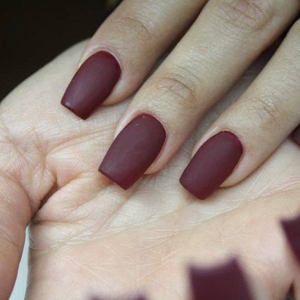 Good Dark Red Nails For Women