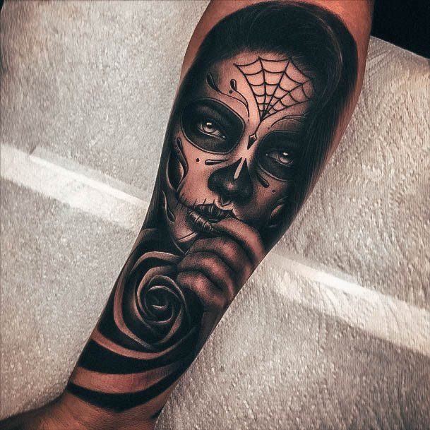 Good Day Of The Dead Tattoos For Women