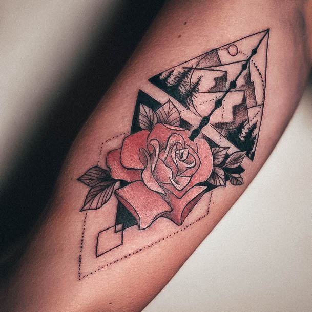 Good Deathly Hallows Tattoos For Women