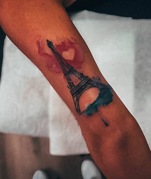 Good Eiffel Tower Tattoos For Women