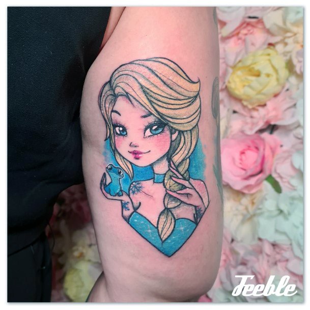 Good Elsa Tattoos For Women