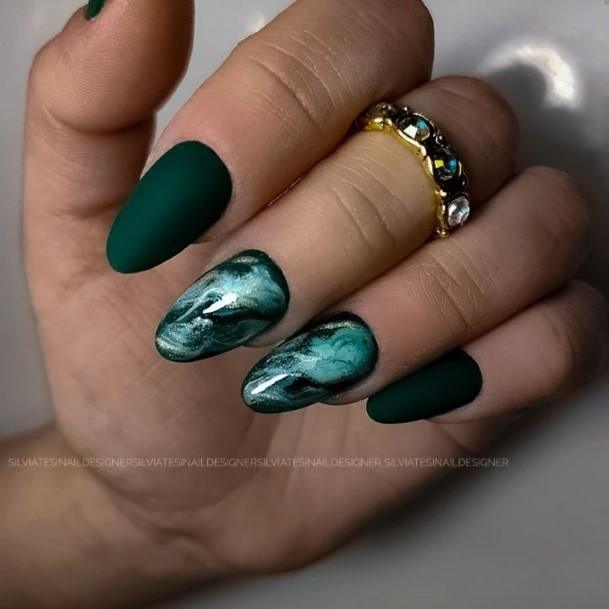 Good Emerald Green Nails For Women